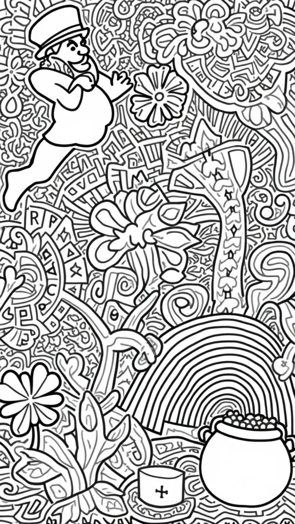 coloring pages of st patrick’s day